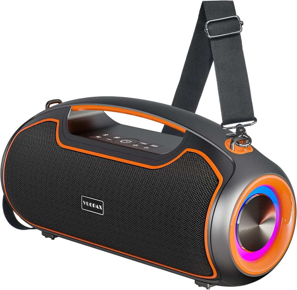 Portable Bluetooth 200W PEAK Speaker w/2.0 Bass, IP65 Waterproof USB-C, RGB, 24H